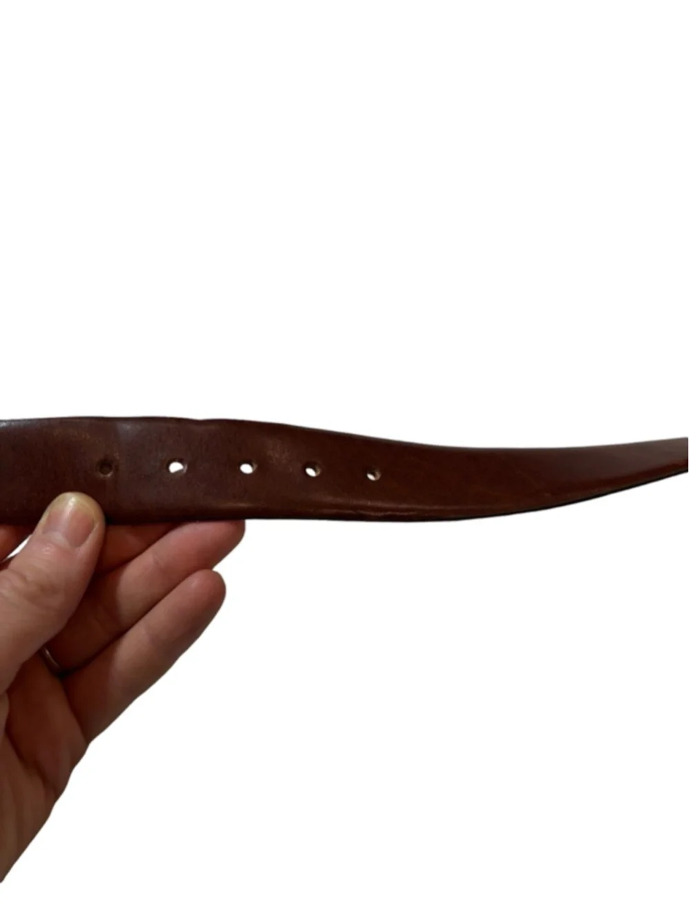 Trafalgar Leather Belt Brown Size 42 USA Made Classic Dress Belt
